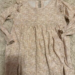 Jamie Kay Floral Long Sleeve Dress - Pink and Cream